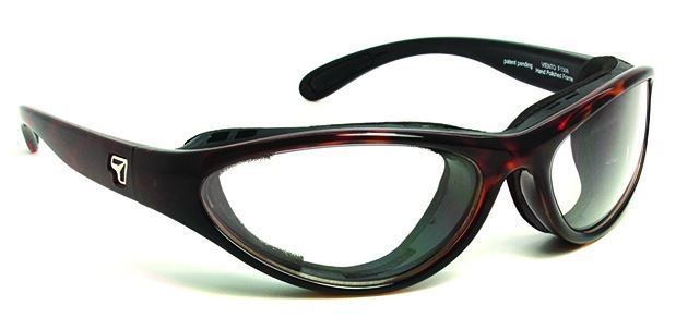 7 Eye Viento AirShield Sunglasses - Men's Dark Tortoise FrameSharpView Clear LensS-M - 7Eye By Panoptix