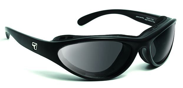 7 Eye Viento AirShield Sunglasses - Men's Matte Black FrameSharpVIew Gray LensS-M - 7Eye By Panoptix