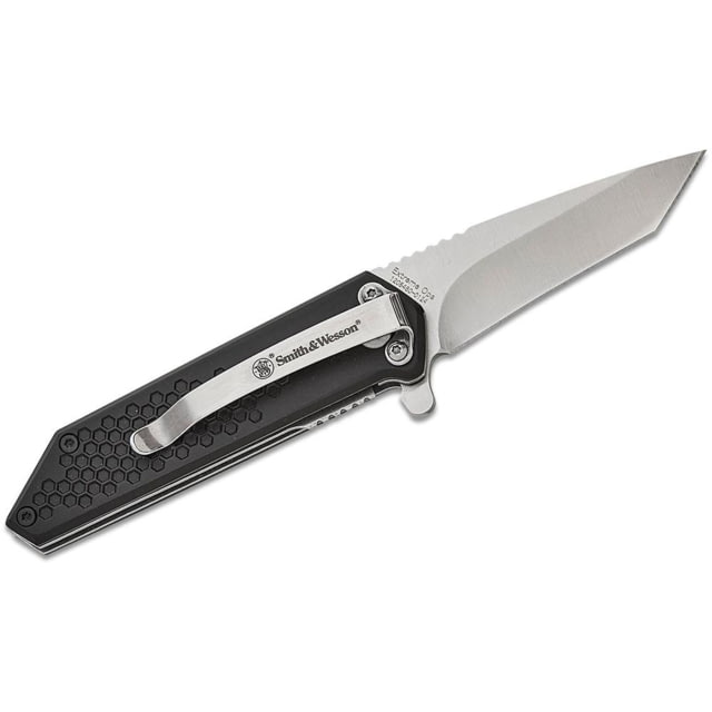Old Timer Smith & Wesson Extreme Ops Spring Assist Folding Knife 2-1/2 Tanto Blade Black 32AC66FF PF