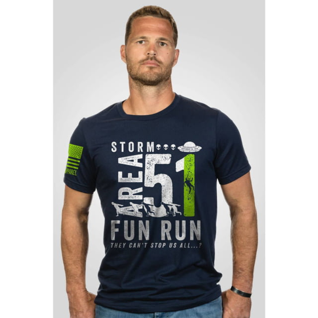 Nine Line STORM AREA 51 FUN RUN T-SHIRT - BLACK - 3X-LARGE 8CE720FA NL