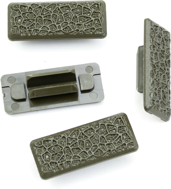 A3 Industries M-LOK Single Slot Xeno Rail Panels Black/Olive Drab Green - A3 Industries