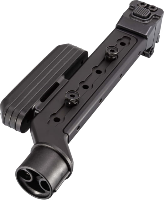 A3 Industries Adjustable Length Modular Folding Brace Tailhook Configuration Offset Extension Black 6-1/8in-9-1/2in