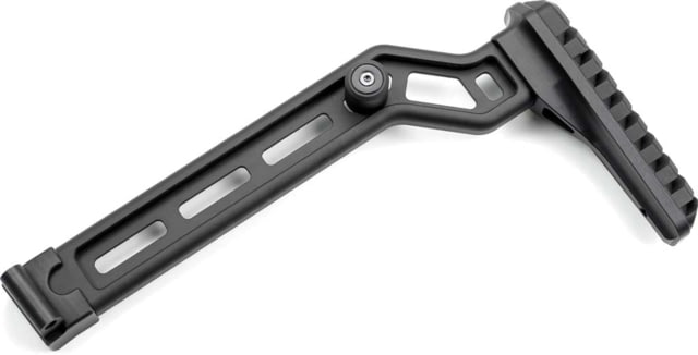 A3 Industries Kalashnikov KP9 Folding AK Stock - Offset Extension Buttplate w/ A3T Rubber Pad Black - A3 Industries