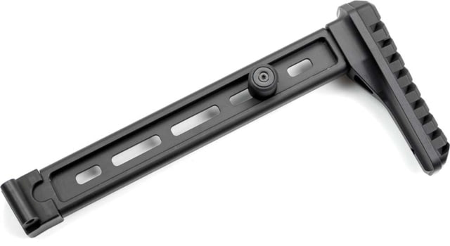 A3 Industries Kalashnikov KP9 Folding AK Stock - Straight Extension Buttplate w/ A3T Rubber Pad Black - A3 Industries