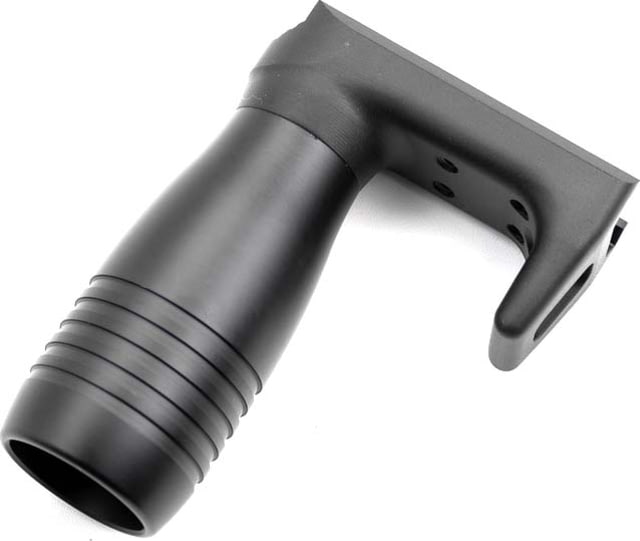 A3 Industries M-LOK Modular Vertical Foregrip w/ Integrated Handstop - 2.75in HK Grooved Grip Black