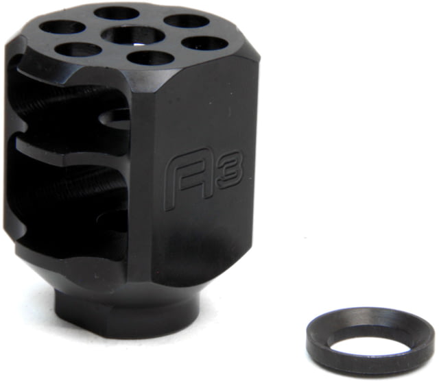 A3 Tactical 1/2-28 Thread Wraith Muzzle Brake 4140 Steel - A3 Tactical