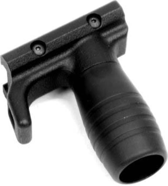 A3 Industries Modular Vertical Foregrip For B&T APC-K, 100 Degree, w/ Hand-Stop And 2.00In Grooved Aluminum Grip, Polymer Base, Black, VFG-145 by USA A3 Industries AR15 Gun Support Vertical Foregrips