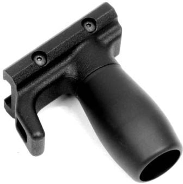 A3 Industries Modular Vertical Foregrip For B&T APC-K, 100 Degree, w/ Hand-Stop And 2.00In Smooth Aluminum Grip, Polymer Base, Black, VFG-144 by USA A3 Industries AR15 Gun Support Vertical Foregrips