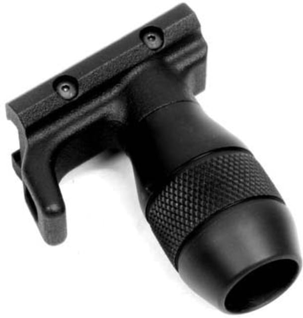 A3 Industries Modular Vertical Foregrip For B&T APC-K, 100 Degree, w/ Hand-Stop And 2.50In Aluminum Grenade Grip, Polymer Base, Black, VFG-143 by USA A3 Industries Gun Support Vertical Foregrips