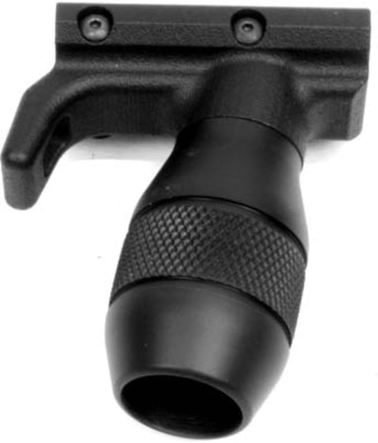A3 Industries Modular Vertical Foregrip For B&T GHM-K, 100 Degree, w/ Hand-Stop And 2.50In Aluminum Grenade Grip, Polymer Base, Black, VFG-148 by USA A3 Industries AR15 Gun Support Vertical Foregrips
