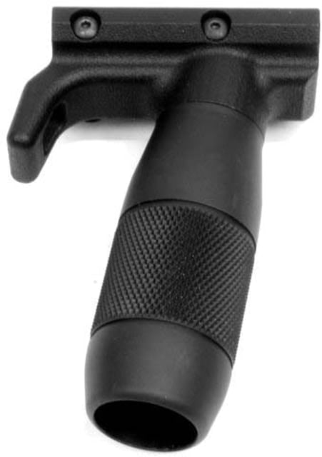 A3 Tactical Modular Vertical Foregrip For B&T GHM-K 100 Degree w/ Hand-Stop And 3.00In Knurled Aluminum Grip Polymer Base Black - A3 Tactical