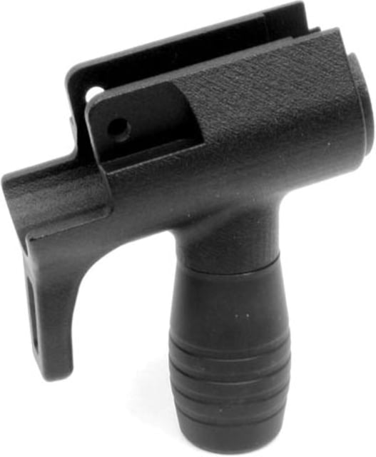 A3 Industries Modular Vertical Foregrip For HK MP5-K 100 Degree w/ Hand-Stop And 2.00In Grooved Aluminum Grip Black - A3 Industries