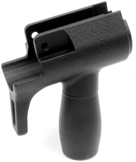 A3 Tactical Modular Vertical Foregrip For HK MP5-K 100 Degree w/ Hand-Stop And 2.00In Smooth Aluminum Grip Black - A3 Tactical