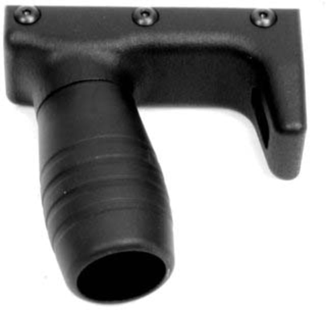 A3 Industries Modular Vertical Foregrips 100 Degree Picatinny w/ Handstop 2.00In Grooved Aluminum Grip Polymer Base Black - A3 Industries