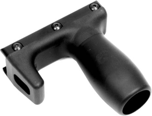 A3 Tactical Picatinny Modular Vertical Foregrips w/ Integrated Handstop 2In Smooth Aluminum Grip Polymer Base Black - A3 Tactical