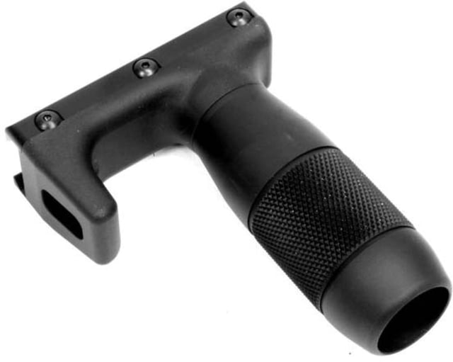 A3 Industries Picatinny Modular Vertical Foregrips w/ Integrated Handstop 3in Knurled Aluminum Grip Polymer Base Black