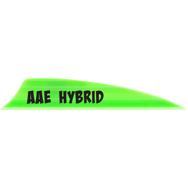 AAE Hybrid Vane 1.85 Bright Green 100pk HY185BG100 - AAE