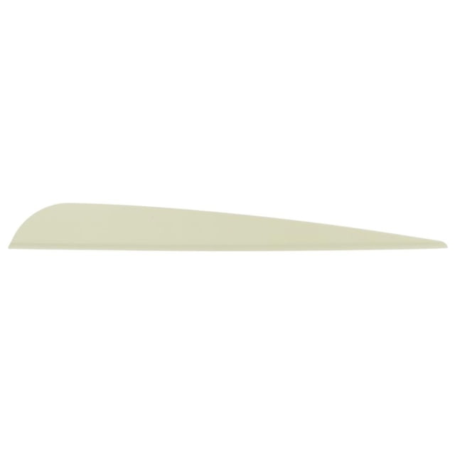 AAE Elite Plastifletch Vanes White 4.75 in. 100 pk. - Aae