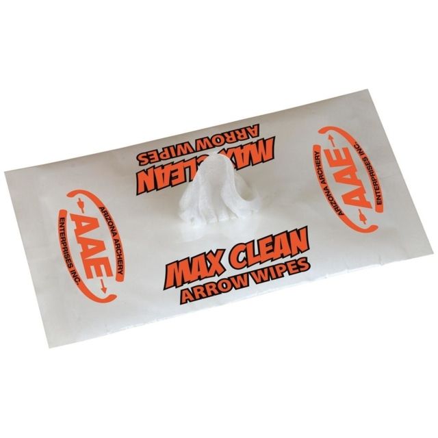 AAE Max Clean Arrow Wipes White Pack of 10 - Aae