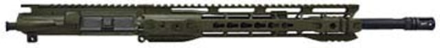 Aagil Arms Complete AR-15 .223 WYLDE Upper Assembly 16in Barrel Length Carbine 1-7 Twist w/ 15in Clamp on Key Mod Cerakote Olive Drab Green Medium - Aagil Arms