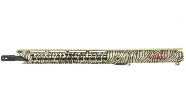 Aagil Arms Ted Nugent's Signature Series .223 Wylde AR-15 Complete Upper Receiver Assembly w/ 15in Zebra Strip Cerakote - Aagil Arms