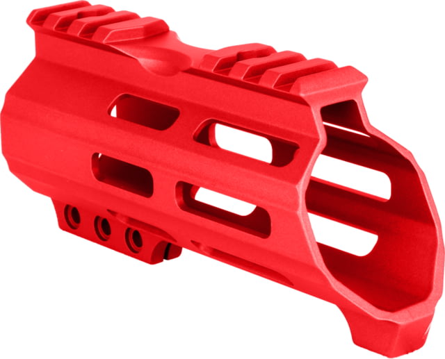 ABC RIFLE COMPANY American Built Custom Hybrid AR-15 M-LOK Handguard w/Finger Stop 5in Red - Abc Rifle Company