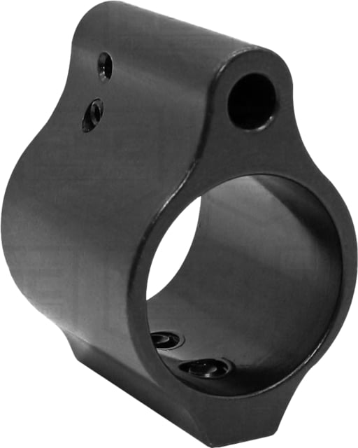 ABC RIFLE COMPANY AR-10/AR-15 American Built Custom Low Profile Adjustable Steel Gas Block .750 in Gas Block Black - Abc Rifle Company