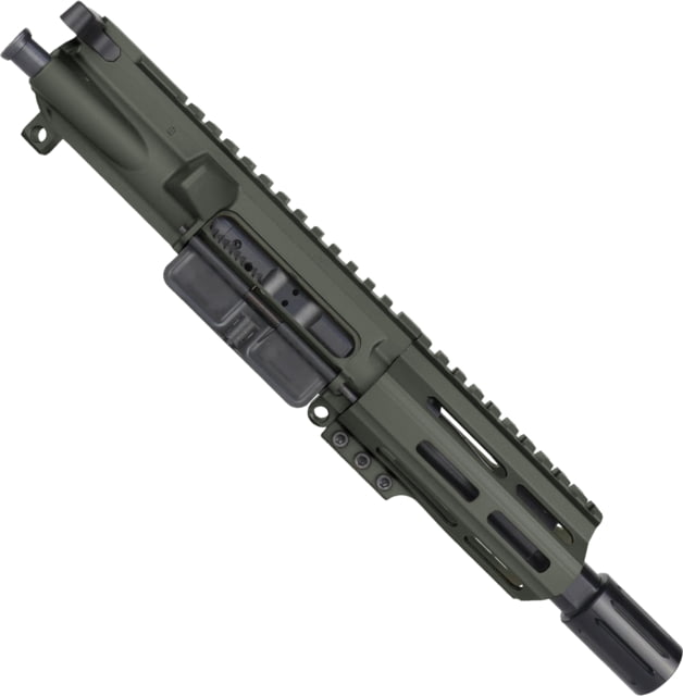 ABC RIFLE COMPANY AR-15 .223 Remington/5.56x45mm NATO Micro Pistol 5in Barrel M-LOK Handguard Upper Receiver w/BCG And Charging Handle Olive Drab - Abc Rifle Company
