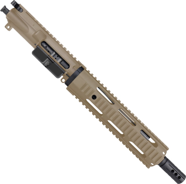 ABC RIFLE COMPANY AR-15 .223 Remington/5.56x45mm NATO Pistol 10in Quadrail Handguard Complete Upper Receiver w/BCG And Charging Handle Flat Dark Earth - Abc Rifle Company