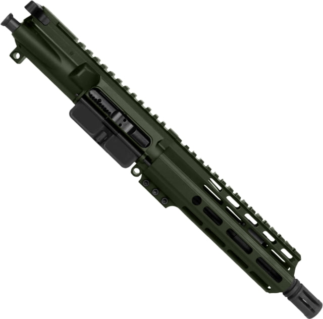 ABC RIFLE COMPANY AR-15 .223 Remington/5.56x45mm NATO Pistol 7.5in Barrel M-LOK Handguard Complete Pistol Receiver w/BCG And Charging Handle Olive - Abc Rifle Company
