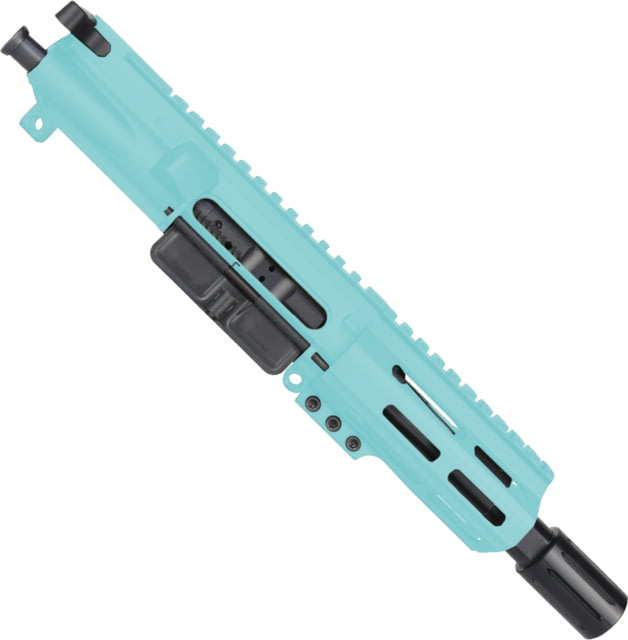 ABC RIFLE COMPANY AR-15 .300 AAC Blackout Micro Pistol 5in Barrel M-LOK Handguard Upper Receiver w/BCG And Charging Handle Robbin's Egg Blue - Abc Rifle Company