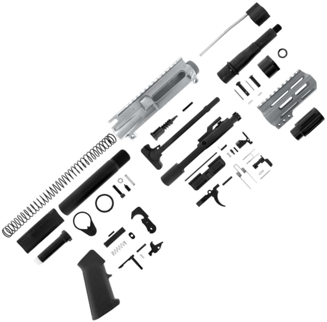 ABC RIFLE COMPANY AR-15 7.62x39mm Micro Pistol Build 5in Barrel 4in M-LOK Handguard Upper Receiver Tungsten - Abc Rifle Company