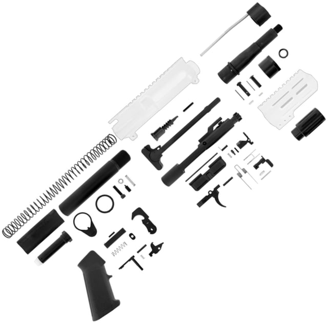 ABC RIFLE COMPANY AR-15 Micro Pistol Build 5.56x45mm NATO 5in Barrel 4in M-LOK Handguard Upper Receiver White - Abc Rifle Company