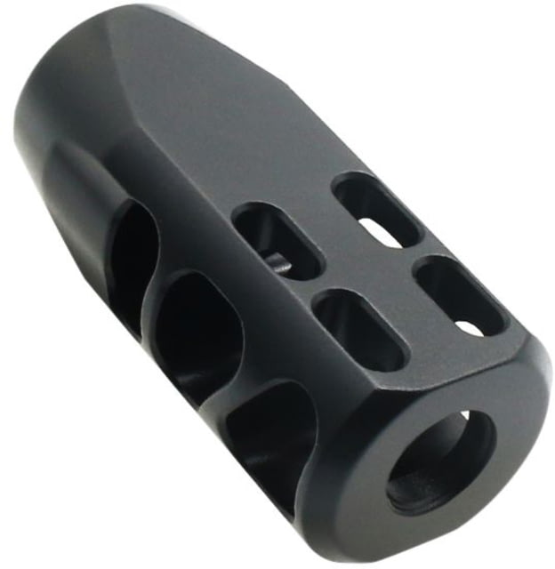 ABC RIFLE COMPANY AR-15 Mini Tanker Style Recoil Compensating Muzzle Brake .223 Remington/5.56x45mm NATO 1/2x28 Nitride Black - Abc Rifle Company