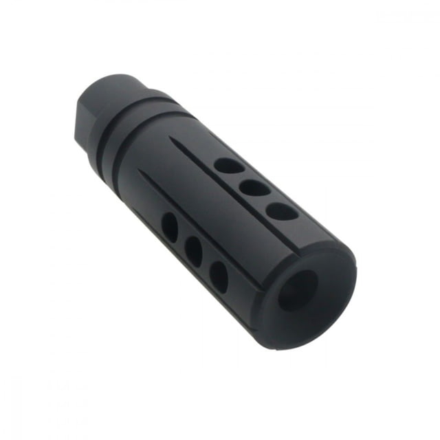ABC RIFLE COMPANY AR-15 Ported Linear Compensator 3in Aluminum Muzzle Brake .223 Remington/5.56x45mm NATO 1/2x28 Anodized Black - Abc Rifle Company
