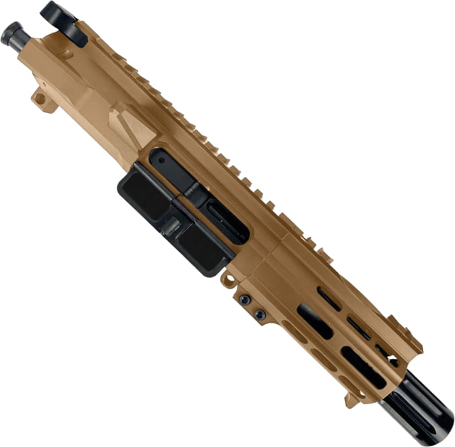 ABC RIFLE COMPANY AR .40 S&W Billet Pistol 4in Barrel Custom M-LOK Handguard Complete Upper Receiver w/BCG And Charging Handle Bronze - Abc Rifle Company