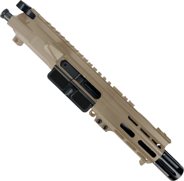 ABC RIFLE COMPANY AR .40 S&W Billet Pistol 4in Barrel Custom M-LOK Handguard Complete Upper Receiver w/BCG And Charging Handle Flat Dark Earth - Abc Rifle Company