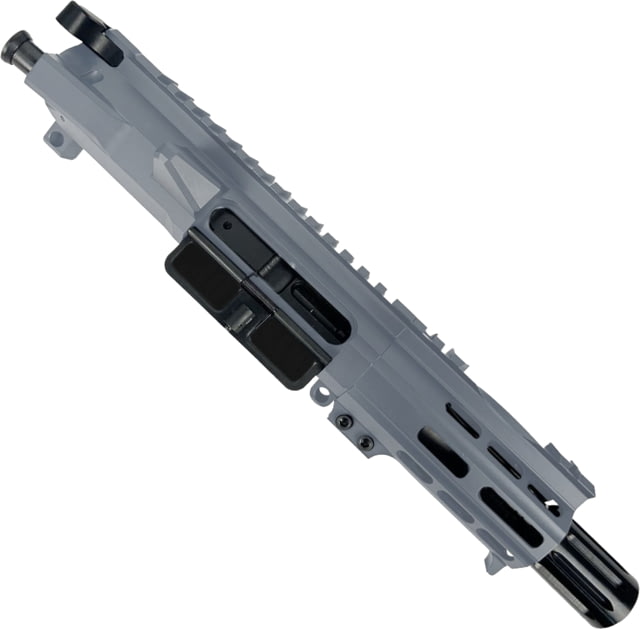 ABC RIFLE COMPANY AR .40 S&W Billet Pistol 4in Barrel Custom M-LOK Handguard Complete Upper Receiver w/BCG And Charging Handle Sniper Grey - Abc Rifle Company