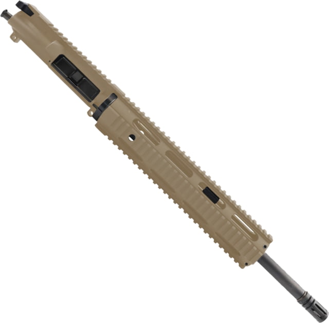 ABC RIFLE COMPANY AR 9mm Luger 16in Barrel w/12in Quadrail Handguard Upper Receiver w/BCG And Charging Handle 1-8 Twist A2 Style Muzzle Brake Nitride - Abc Rifle Company