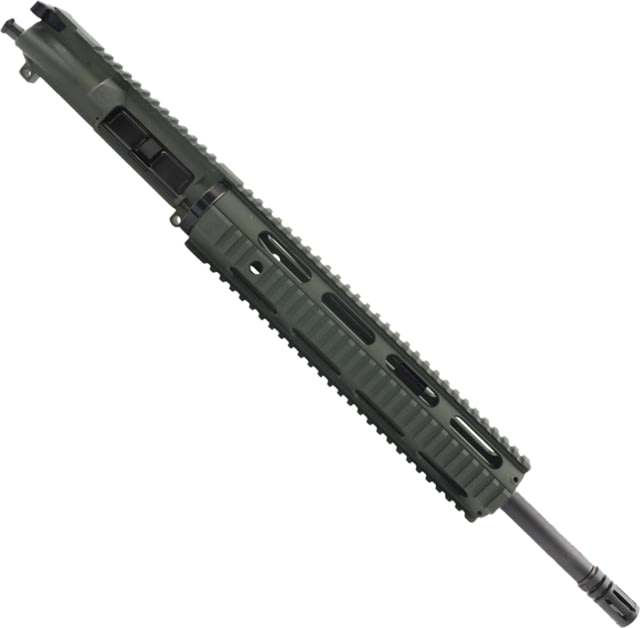 ABC RIFLE COMPANY AR 9mm Luger 16in Barrel w/12in Quadrail Handguard Upper Receiver w/BCG And Charging Handle 1-8 Twist A2 Style Muzzle Brake Nitride - Abc Rifle Company