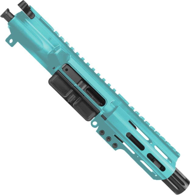 ABC RIFLE COMPANY AR9 9mm Luger Pistol 4in Barrel M-LOK Handguard Complete Upper Receiver w/BCG And Charging Handle Robins Egg Blue - Abc Rifle Company