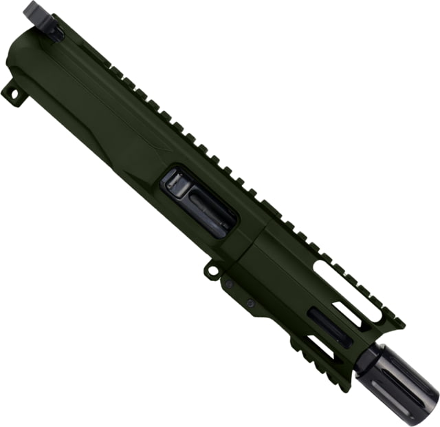 ABC RIFLE COMPANY AR9 9mm Luger Pistol Billet 4in Barrel M-LOK Handguard Complete Upper Receiver w/BCG And Charging Handle Cerakote Olive Drab Green - Abc Rifle Company