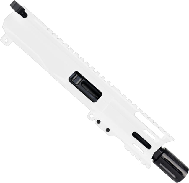 ABC RIFLE COMPANY AR9 9mm Luger Pistol Billet 4in Barrel M-LOK Handguard Complete Upper Receiver w/BCG And Charging Handle White - Abc Rifle Company