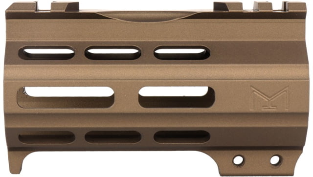 ABC RIFLE COMPANY Super Slim Free Float AR-15 M-LOK Handguard w/Handstop 4in Bronze - Abc Rifle Company