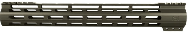 ABC RIFLE COMPANY Super Slim Free Float Hybrid Top Cut AR-15 M-LOK Handguard 15in Cerakote Olive Drab Green - Abc Rifle Company