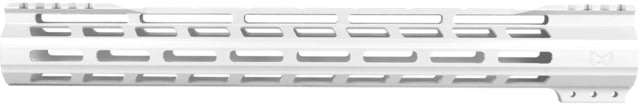 ABC RIFLE COMPANY Super Slim Free Float Hybrid Top Cut AR-15 M-LOK Handguard 15in Cerakote White - Abc Rifle Company