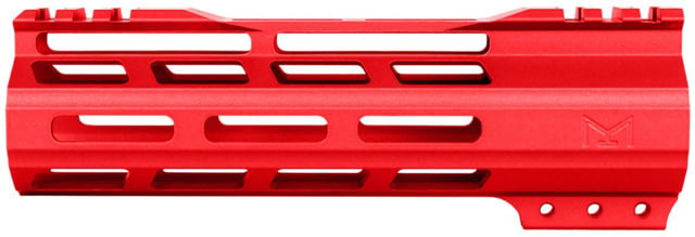 ABC RIFLE COMPANY Super Slim Free Float Hybrid Top Cut AR-15 M-LOK Handguard 7in Cerakote Red - Abc Rifle Company