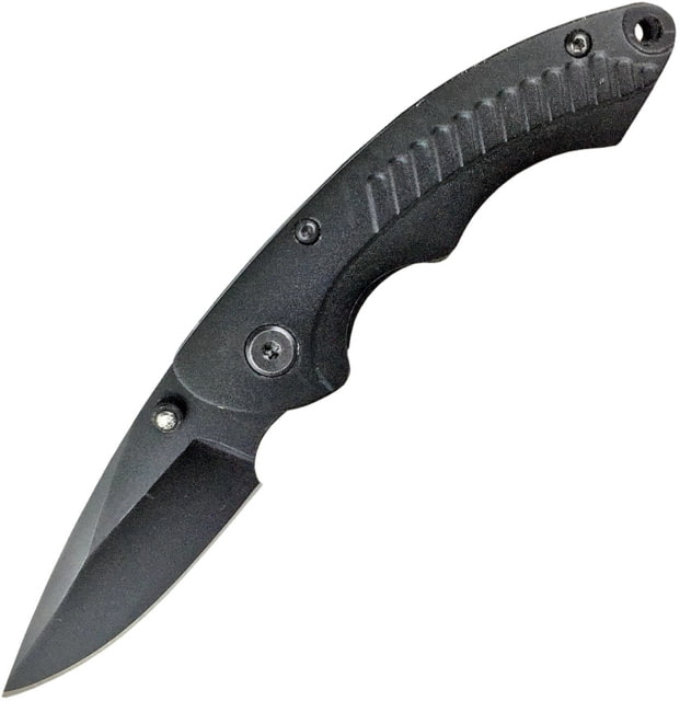 ABKT Tac Hornet Linerlock 3.5in Closed 2.5in Black 8Cr13Mov SS Blade Black G10 Handle Pocket Clip Black - Abkt Tac