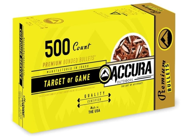 US Accura Bullets Premium Powerbond Bullets .45 cal .451in 230 gr RN 500/ct, 45230RN Tech Data