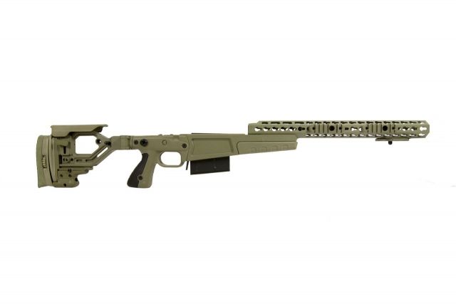 Accuracy International Stage 2 FOLDING STOCK ADJUSTABLE CHEEK PIECE Green - Accuracy International